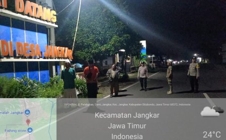 Antisipasi Perang Petasan, Polsek Jangkar Melaksanakan Patroli Gabungan