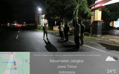 Polsek Jangkar Melaksanakan Patroli Antisipasi Perang Petasan
