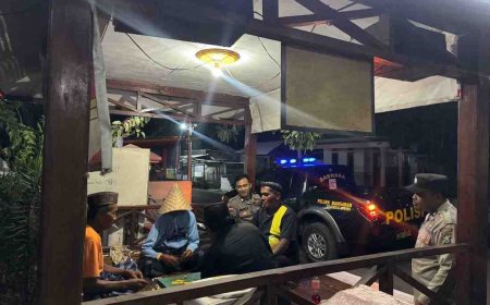🚓 Patroli Blue Light Polsek Mangaran Jaga Kondusifitas Wilayah pada Malam Hari