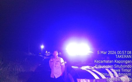 PELAKSANAAN GIAT PATROLI SAHUR DALAM RANGKA HARKAMTIBMAS BULAN RAMADHAN ANTISIPASI KRIMINALITAS 3(C), PERANG PETASAN, BALAP LIAR, BALAP LARI SERTA PERANG SARUNG  DI DESA LANDANGAN WIL. KAPONGAN