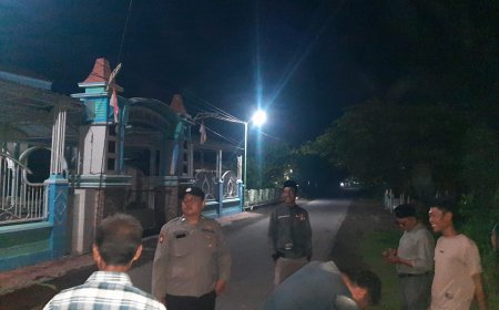 Polsek Mangaran Gencarkan Patroli Blue Light, Antisipasi Gangguan Kamtibmas Selama Ramadhan