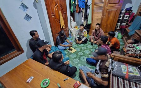 Polsek Banyuputih Laksanakan Patroli Cooling System dan Himbauan Kamtibmas di Desa Sumberanyar