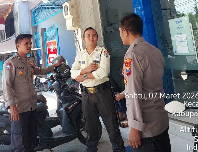 Polsek Besuki Intensifkan Patroli Obyek Vital, Antisipasi Kriminalitas Jelang Hari Raya