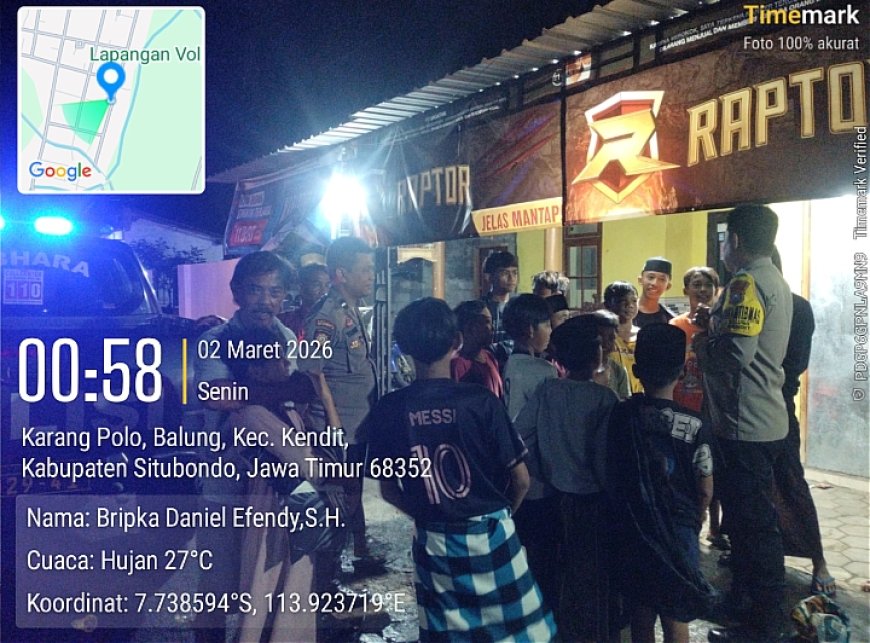 Polsek Kendit Intensifkan Patroli Dini Hari Selama Ramadan, Cegah Balap Liar dan Gangguan Kamtibmas