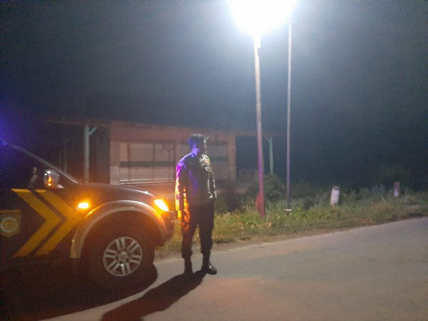 Polsek Mangaran Gelar Patroli Blue Light, Antisipasi 3C dan Balap Liar di Wilayah Hukum