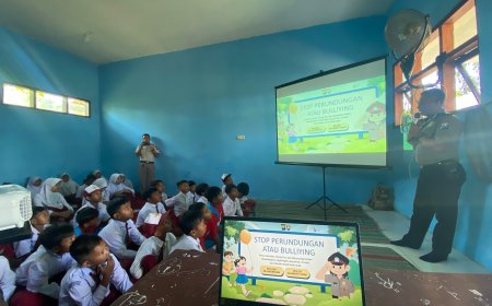 Polsek Mlandingan Gelar Sosialisasi Anti-Bullying di SDN 2 Mlandingan Kulon