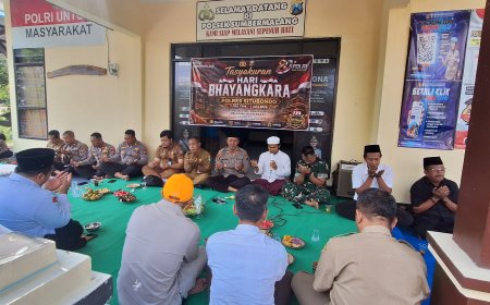 Polsek Sumbermalang Gelar Tasyakuran HUT Bhayangkara ke-80 Bersama Forkopimca dan Polsek Rayon Barat