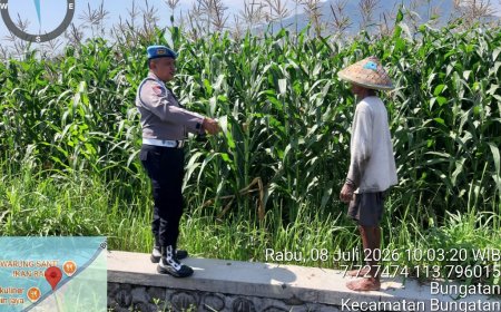 Personel Polsek Bungatan Laksanakan Patroli Dialogis Dukung Program Asta Cita Presiden RI