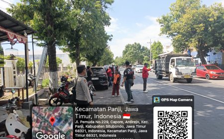 POLSEK PANJI MONITOR PEMBERANGKATAN ORMAS MADAS MENUJU DPRD KABUPATEN SITUBONDO