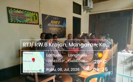 Kapolsek Mangaran Pimpin Apel Pagi, Tekankan Disiplin dan Profesionalisme Anggota